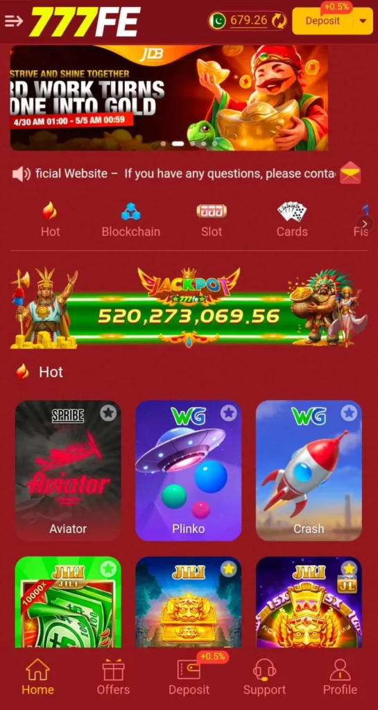 Gaming Category in 777FE Game